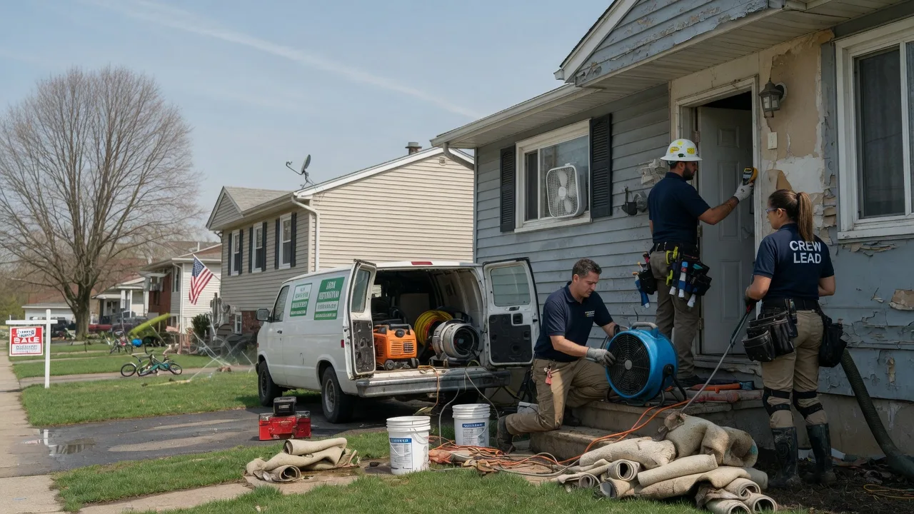 Flood Cleanup in Chester, NJ near me